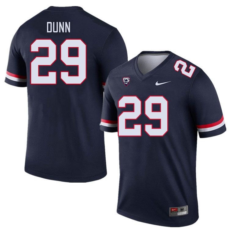 Men #29 Devin Dunn Arizona Wildcats College Football Jerseys Stitched-Navy - Click Image to Close